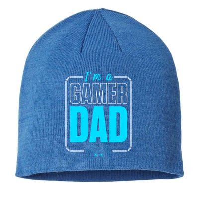 Im A Gamer Dad Cool Gamer Christmas Gift Sustainable Beanie