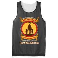 I Asked God To Make Me A Better Man He Sent Me My Two Granddaughters Mesh Reversible Basketball Jersey Tank