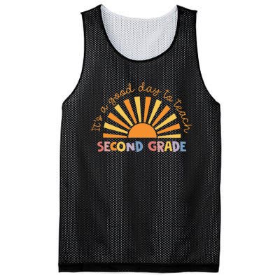 It's A Good Day To Teach Second Grade Teacher Mesh Reversible Basketball Jersey Tank