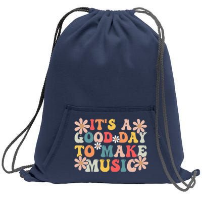 ItS A Good Day To Make Music Musician Music Teacher Sweatshirt Cinch Pack Bag