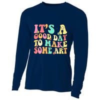 ItS A Good Day To Make Some Art Artist Art Teacher Cooling Performance Long Sleeve Crew