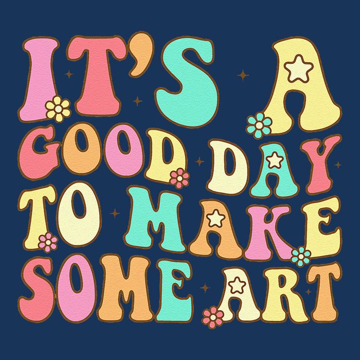 ItS A Good Day To Make Some Art Artist Art Teacher Cooling Performance Long Sleeve Crew