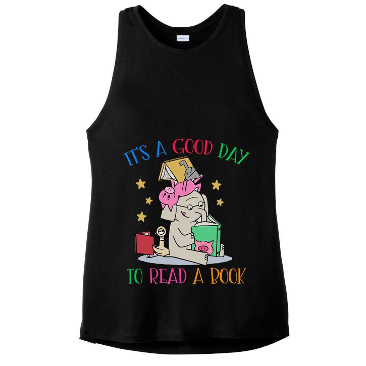 Its A Good Day To Read Bookworm Librarian Book Lover Gift Ladies PosiCharge Tri-Blend Wicking Tank