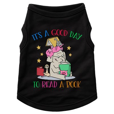 Its A Good Day To Read Bookworm Librarian Book Lover Gift Doggie Tank