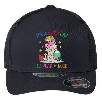 Its A Good Day To Read Bookworm Librarian Book Lover Gift Flexfit Unipanel Trucker Cap