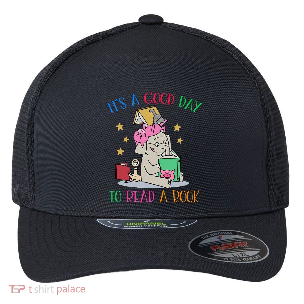 Its A Good Day To Read Bookworm Librarian Book Lover Gift Flexfit Unipanel Trucker Cap