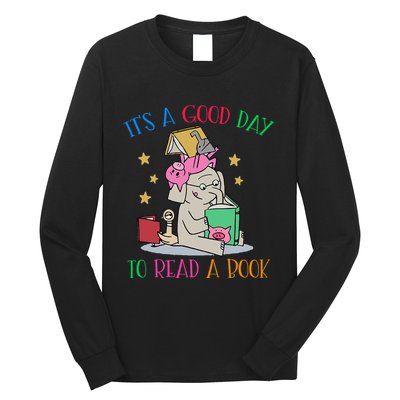 Its A Good Day To Read Bookworm Librarian Book Lover Gift Long Sleeve Shirt