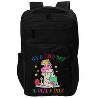 Its A Good Day To Read Bookworm Librarian Book Lover Gift Impact Tech Backpack