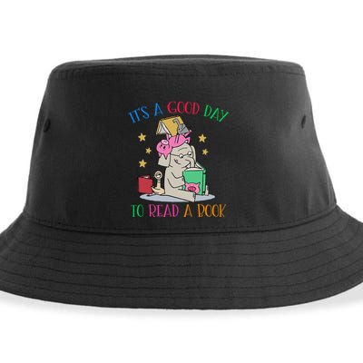 Its A Good Day To Read Bookworm Librarian Book Lover Gift Sustainable Bucket Hat