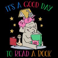 Its A Good Day To Read Bookworm Librarian Book Lover Gift Drawstring Bag