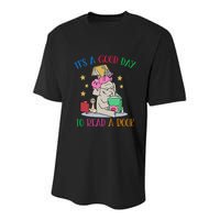 Its A Good Day To Read Bookworm Librarian Book Lover Gift Youth Performance Sprint T-Shirt