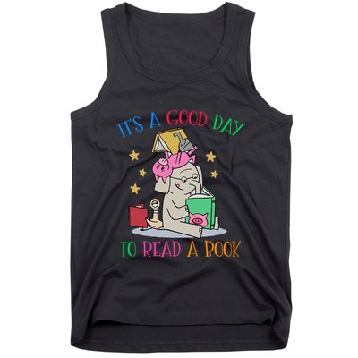 Its A Good Day To Read Bookworm Librarian Book Lover Gift Tank Top