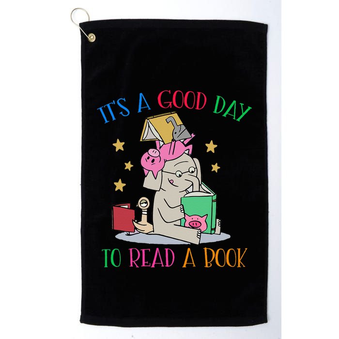 Its A Good Day To Read Bookworm Librarian Book Lover Gift Golf Towel