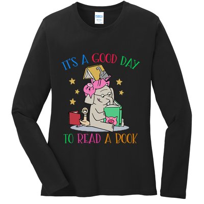 Its A Good Day To Read Bookworm Librarian Book Lover Gift Ladies Long Sleeve Shirt