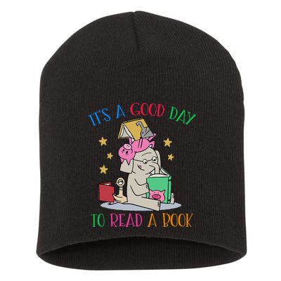 Its A Good Day To Read Bookworm Librarian Book Lover Gift Short Acrylic Beanie