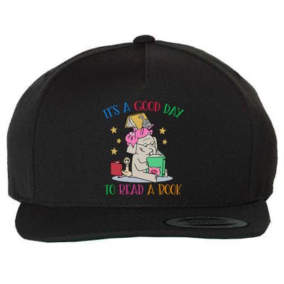 Its A Good Day To Read Bookworm Librarian Book Lover Gift Wool Snapback Cap