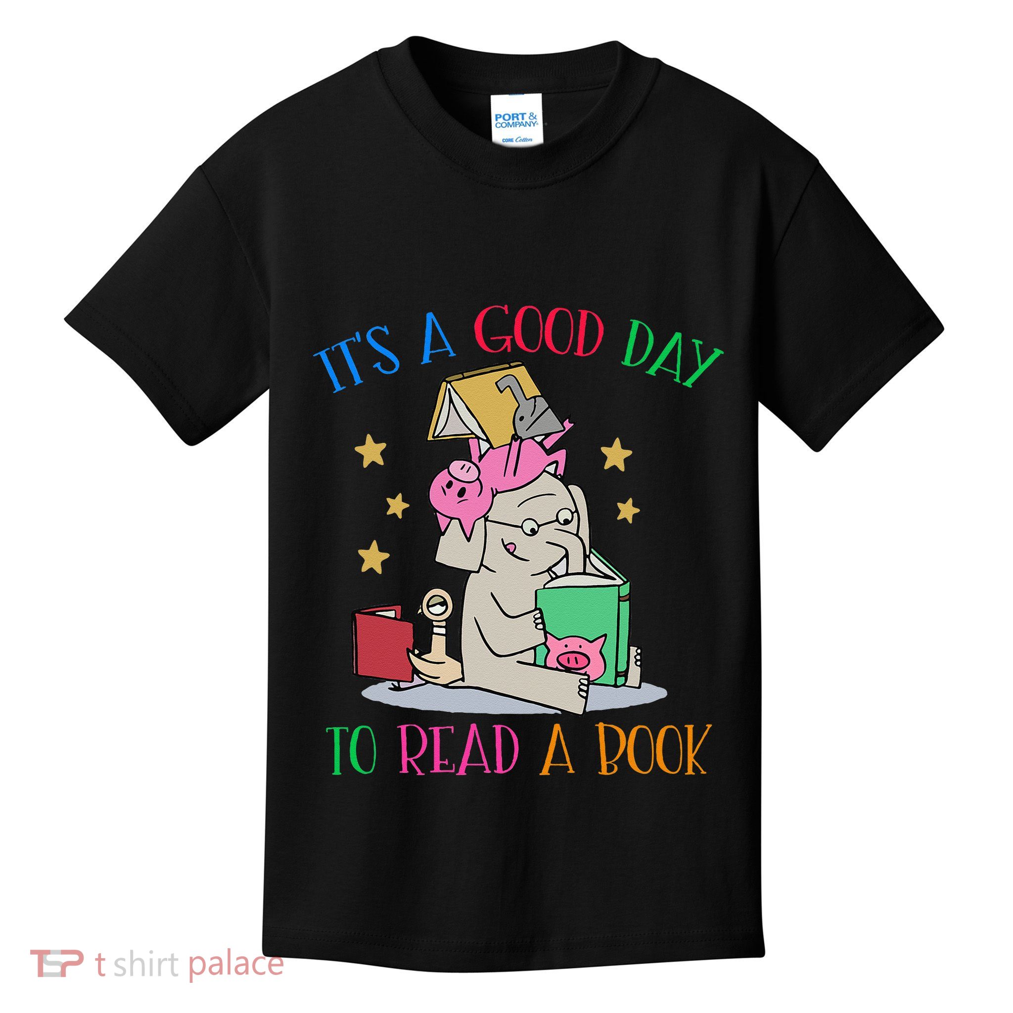 Its A Good Day To Read Bookworm Librarian Book Lover Gift Kids T-Shirt
