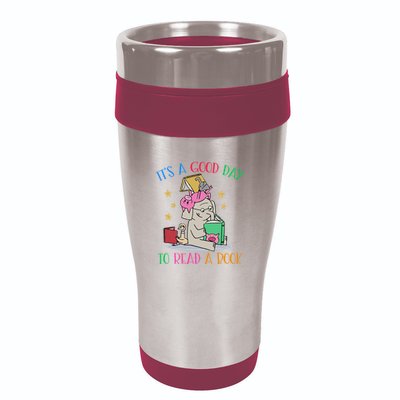 Its A Good Day To Read Bookworm Librarian Book Lover Gift 16oz Travel Tumbler