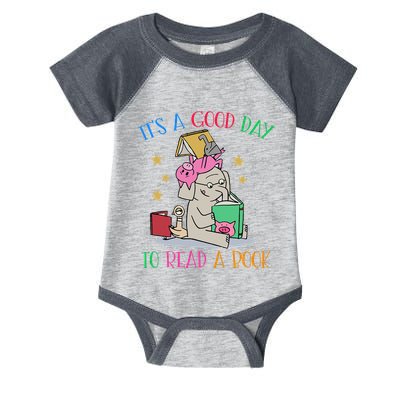 Its A Good Day To Read Bookworm Librarian Book Lover Gift Infant Baby Jersey Bodysuit
