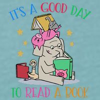 Its A Good Day To Read Bookworm Librarian Book Lover Gift Sueded Cloud Jersey T-Shirt