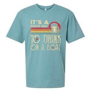 Its A Good Day To Drink On A Boat Sueded Cloud Jersey T-Shirt