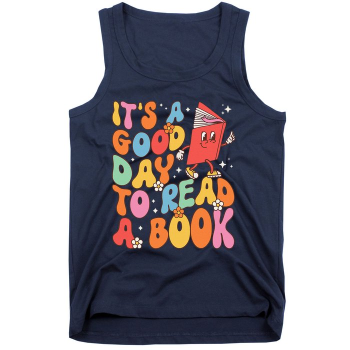 Its A Good Day To Read A Book Librarian Teacher Tank Top