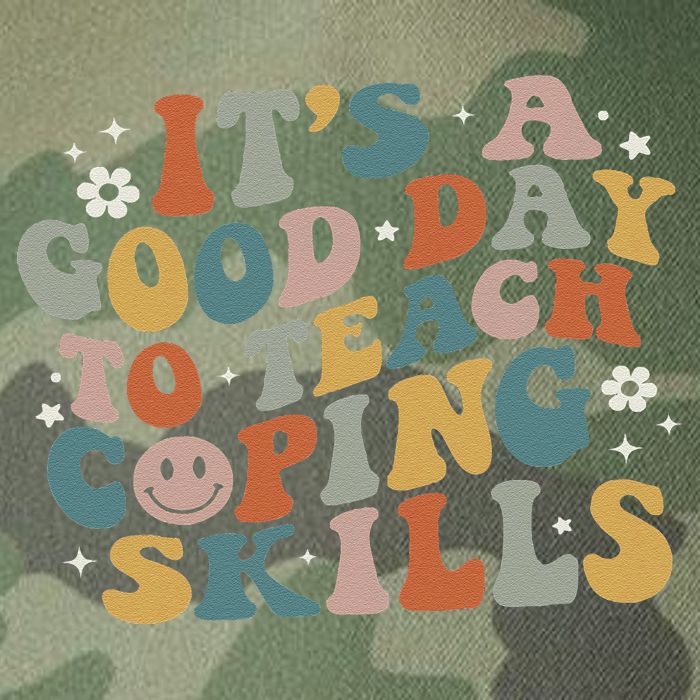 ItS A Good Day To Teach Coping Skills Inspirational Teacher Legacy Tie Dye Trucker Hat