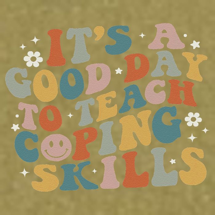 ItS A Good Day To Teach Coping Skills Inspirational Teacher Garment-Dyed Women's Muscle Tee