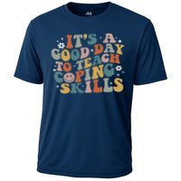 ItS A Good Day To Teach Coping Skills Inspirational Teacher Cooling Performance Crew T-Shirt