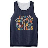 ItS A Good Day To Teach Coping Skills Inspirational Teacher Mesh Reversible Basketball Jersey Tank