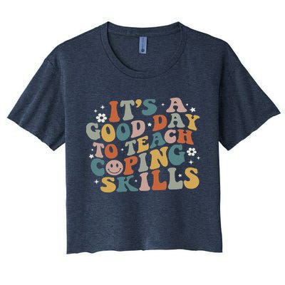 ItS A Good Day To Teach Coping Skills Inspirational Teacher Crop Top