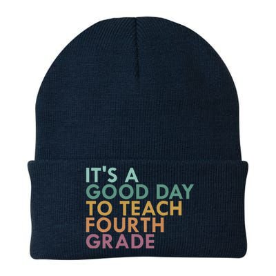 ItS A Good Day To Teach Fourth Grade 4th Grade Teacher Knit Cap Winter Beanie