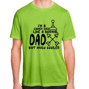 Im A Gamer Dad Like A Normal Dad But Much Cooler Player Gift Adult ChromaSoft Performance T-Shirt