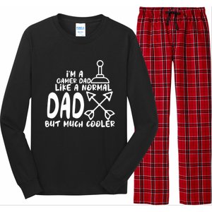 Im A Gamer Dad Like A Normal Dad But Much Cooler Player Gift Long Sleeve Pajama Set