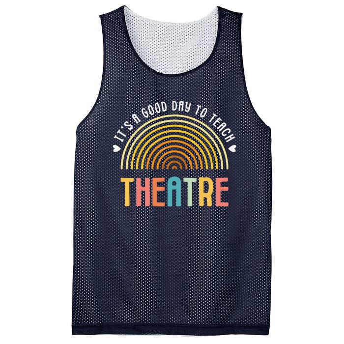 ItS A Good Day To Teach Theatre Drama Club School Teacher Mesh Reversible Basketball Jersey Tank