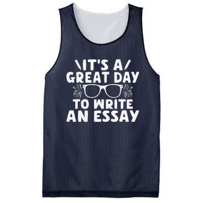 Its A Good Day To Write An Essay English Teacher Mesh Reversible Basketball Jersey Tank