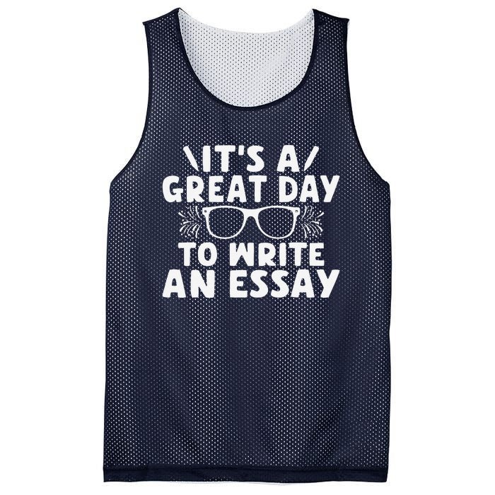 Its A Good Day To Write An Essay English Teacher Mesh Reversible Basketball Jersey Tank