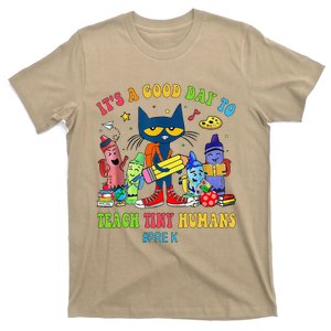 ItS A Good Day To Teach Tiny Humans Prek Cat Teacher Lover T-Shirt