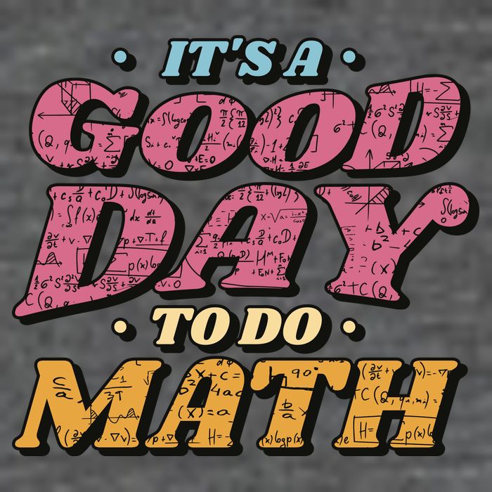 It's A Good Day To Do Math 7 Panel Mesh Trucker Snapback Hat