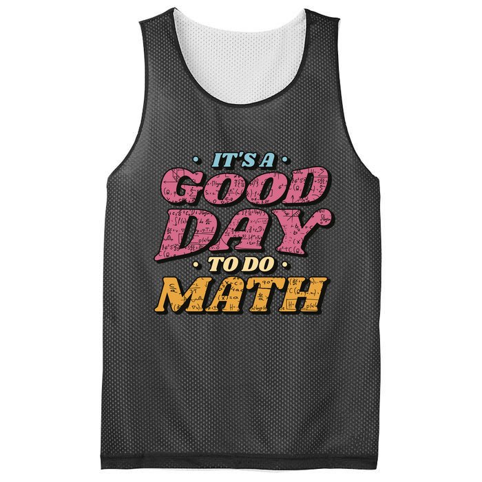 It's A Good Day To Do Math Mesh Reversible Basketball Jersey Tank