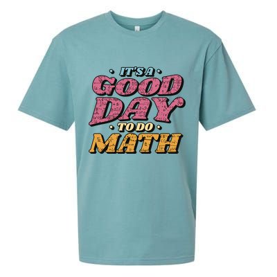 It's A Good Day To Do Math Sueded Cloud Jersey T-Shirt