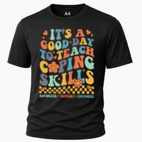 It's A Good Day To Teach Coping Skills Social Worker Cooling Performance Crew T-Shirt