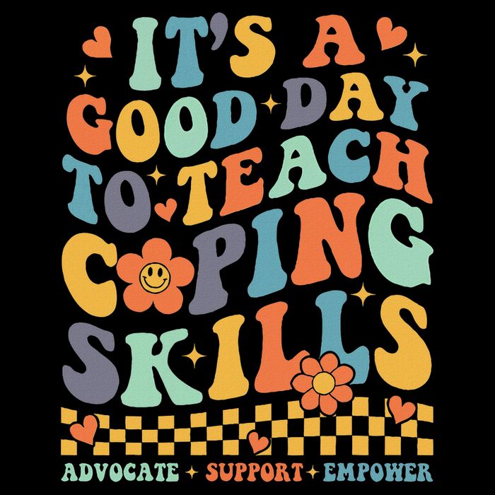 It's A Good Day To Teach Coping Skills Social Worker Cooling Performance Crew T-Shirt