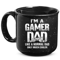 I'm A Gamer Dad Like A Normal Dad But Cooler Gaming Dad 15oz Campfire Ceramic Mug