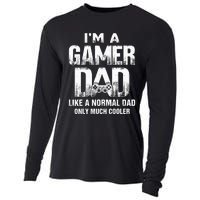 I'm A Gamer Dad Like A Normal Dad But Cooler Gaming Dad Cooling Performance Long Sleeve Crew