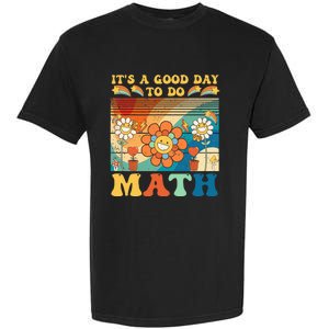 It's A Good Day To Do Math Retro Colors Sunset Garment-Dyed Heavyweight T-Shirt