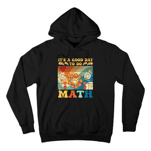 It's A Good Day To Do Math Retro Colors Sunset Hoodie