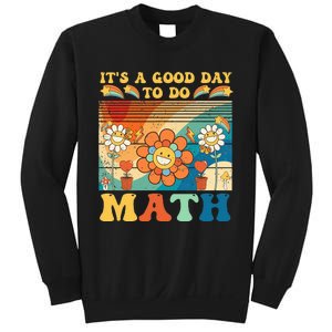 It's A Good Day To Do Math Retro Colors Sunset Sweatshirt