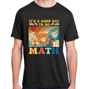 It's A Good Day To Do Math Retro Colors Sunset Adult ChromaSoft Performance T-Shirt