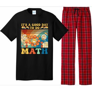 It's A Good Day To Do Math Retro Colors Sunset Pajama Set